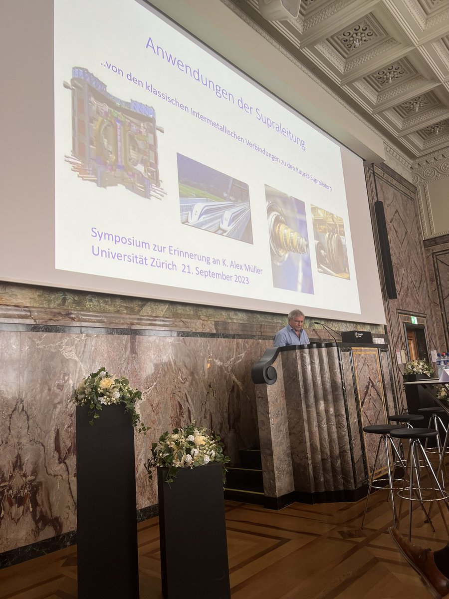 Today at Uni Zh with <a href="/m_schaepman/">Michael Schaepman</a> to open the workshop in the memory of K.A.Müller - Nobel Prize in Physics in 1986 - together with Nobel Prize winners G. Bednorz and G.Binning. thank you Alex for your legacy! <a href="/IBMResearch/">IBM Research</a> <a href="/NobelPrize/">The Nobel Prize</a> <a href="/UZH_en/">University of Zurich</a>