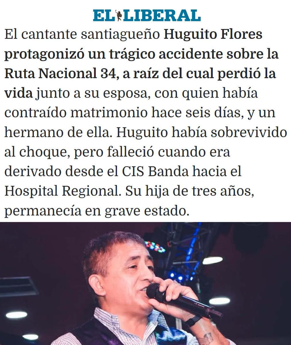 porquetendencia's tweet photo. "Huguito Flores":
Porque informan que falleció a sus 57 años https://t.co/CWoFLUMuSq
