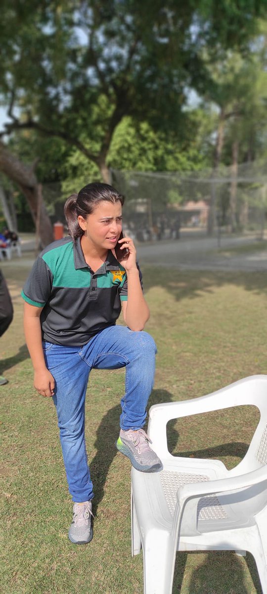 Every bright day is an opportunity to shine on the pitch and in life! 
#Cricketpassion #Brightlife #Motivation #GhulamFatima