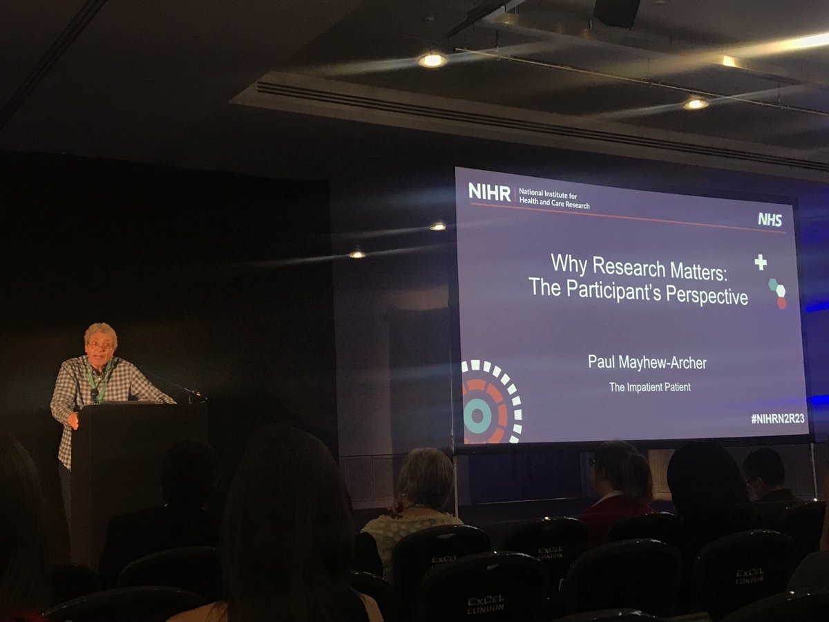 The Amazing ⁦<a href="/MayhewArcher/">Paul Mayhew-Archer</a>⁩ at the #NIHRN2R23 thank you so much ⁦<a href="/NIHRresearch/">National Institute for Health and Care Research</a>⁩