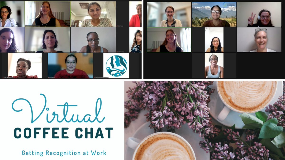 CWiWater's tweet photo. Thank you to all #CWiW members who joined yesterday's virtual coffee βοΈ chats and shared their experiences on getting #recognition at #work with other #women in #water! π©π½βπ»π©π»βπ¬π§π«Ά
π€ See you next time! @PALLAVIBHAR @ingcgc @Emily_PE @WaNjiriri https://t.co/1B7NwdZKcb