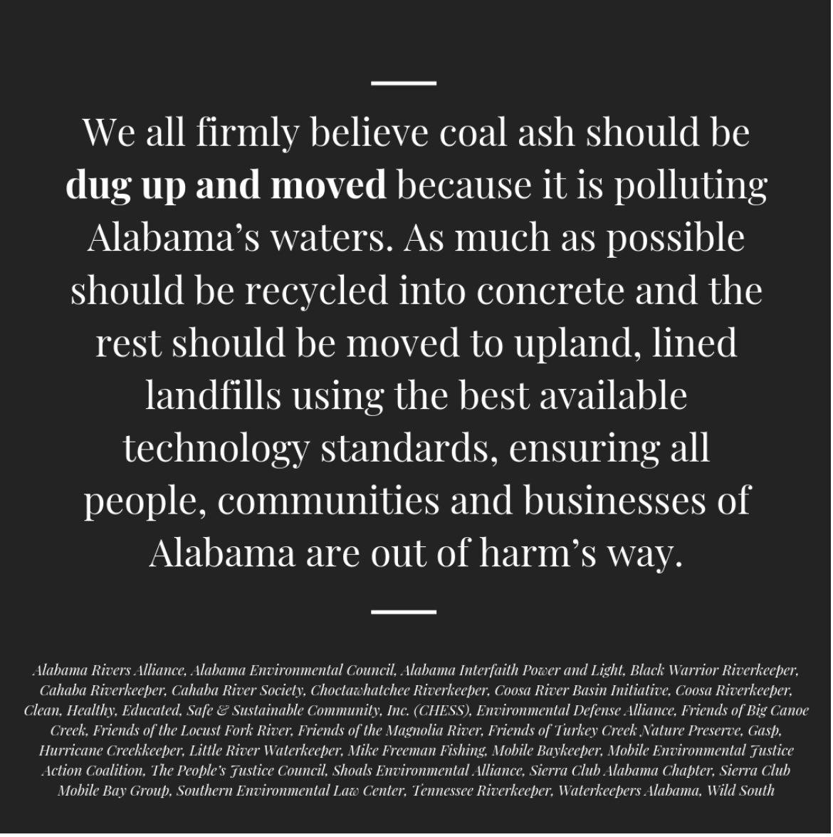 WaterkeepersA's tweet photo. Wednesday, 9/27, @EPA is hosting a Virtual Public Hearing about Alabama’s unsafe #coalash plan. Please register and tell @alabamapower to #MoveYourAsh: https://t.co/DqXKE86sbr https://t.co/8xILFmwdMB