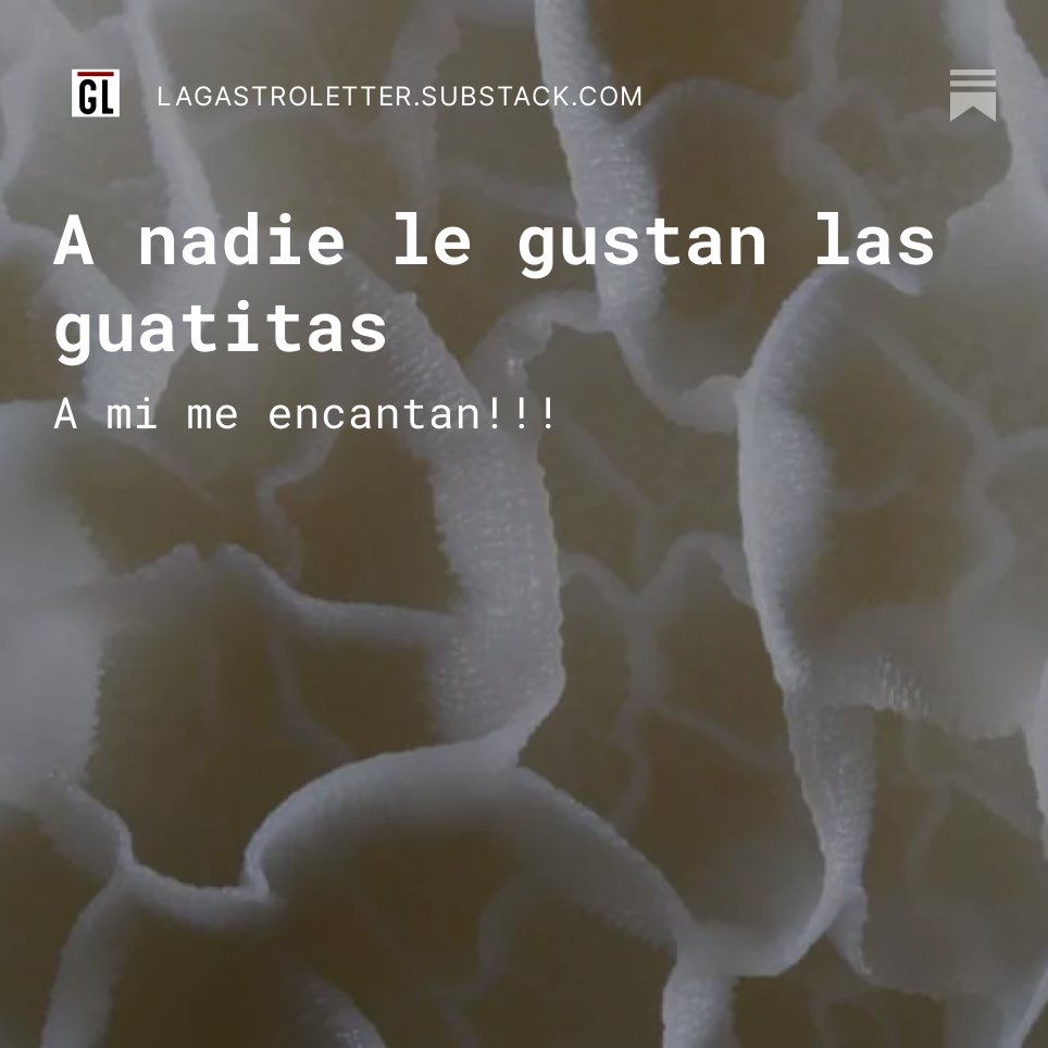 Elgastromov's tweet image. Si estas suscrito a mi newsletter (La GastroLetter) te acaba de llegar mi nuevo texto con una historia que habla de perseverancia, de no escuchar a viejos qls ni a hueones chaqueteros.
Si no estas suscrito pínchale al link en mi perfil, pasas, lees y si te gustas te nos unes !!
