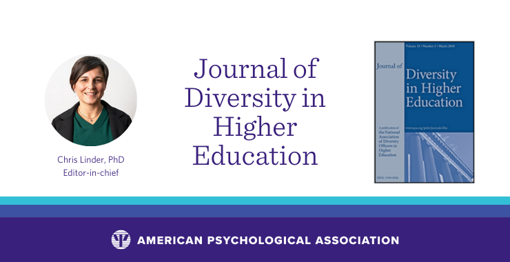 Interested in research on #diversity and #equity in #highereducation? Read more about The Journal of Diversity in Higher Education and incoming editor-in-chief Chris Linder, PhD, professor of higher education at <a href="/UUtah/">University of Utah</a>: bit.ly/45uk6Ii