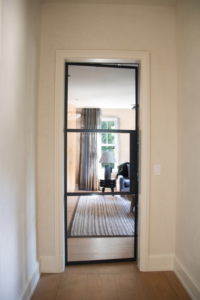 Looking for a way to enclose a room without reducing natural light? Install a steel and glass door! 

Not only do steel doors allow for maximum daylight openings, but they also offer superior soundproofing qualities.