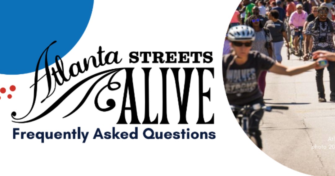 Questions about Atlanta Streets Alive? We have answers! Check out the FAQ atlantastreetsalive.org/asa-2023-faq &amp; pass it on! Did we miss anything? Ask your question in the comments! <a href="/ATLDOT/">Atlanta Department of Transportation</a>  #AtlantaStreetsAlive #ATL #Atlanta #BikeATL #RunATL #MidtownAtlanta #DowntownAtlanta #VolunteerAtlanta