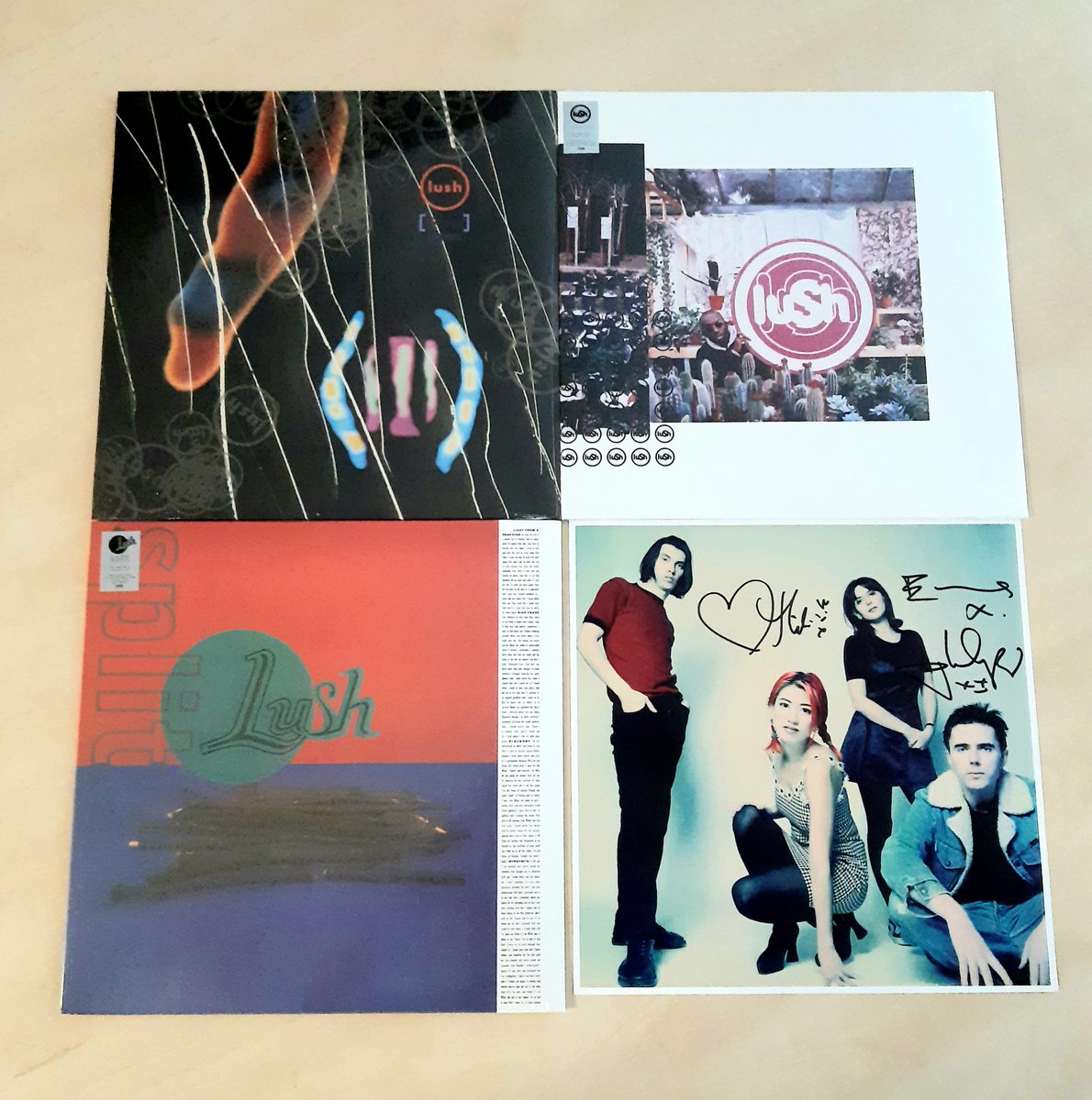 To celebrate the release of the vinyl reissues of @lushbandtweets Spooky, Split and Lovelife, we have a prize draw for you all! Win: Spooky, Split and Lovelife vinyl records Signed print To win: Quote Tweet with #FoppLush UK only Must be following Date Closes: 05/10/23