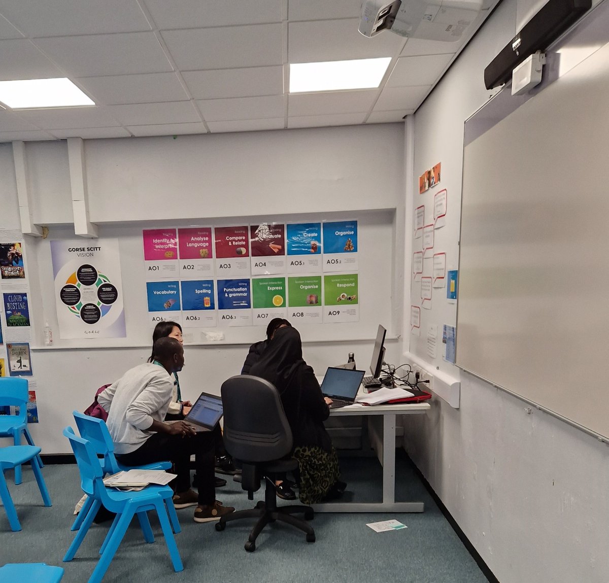 GORSESCITT's tweet photo. Introduction to Pedagogy for our trainees today . . . . working hard in breakout groups on Lesson Planning. #teachertraining #pedagogy https://t.co/EghNEAwKIi