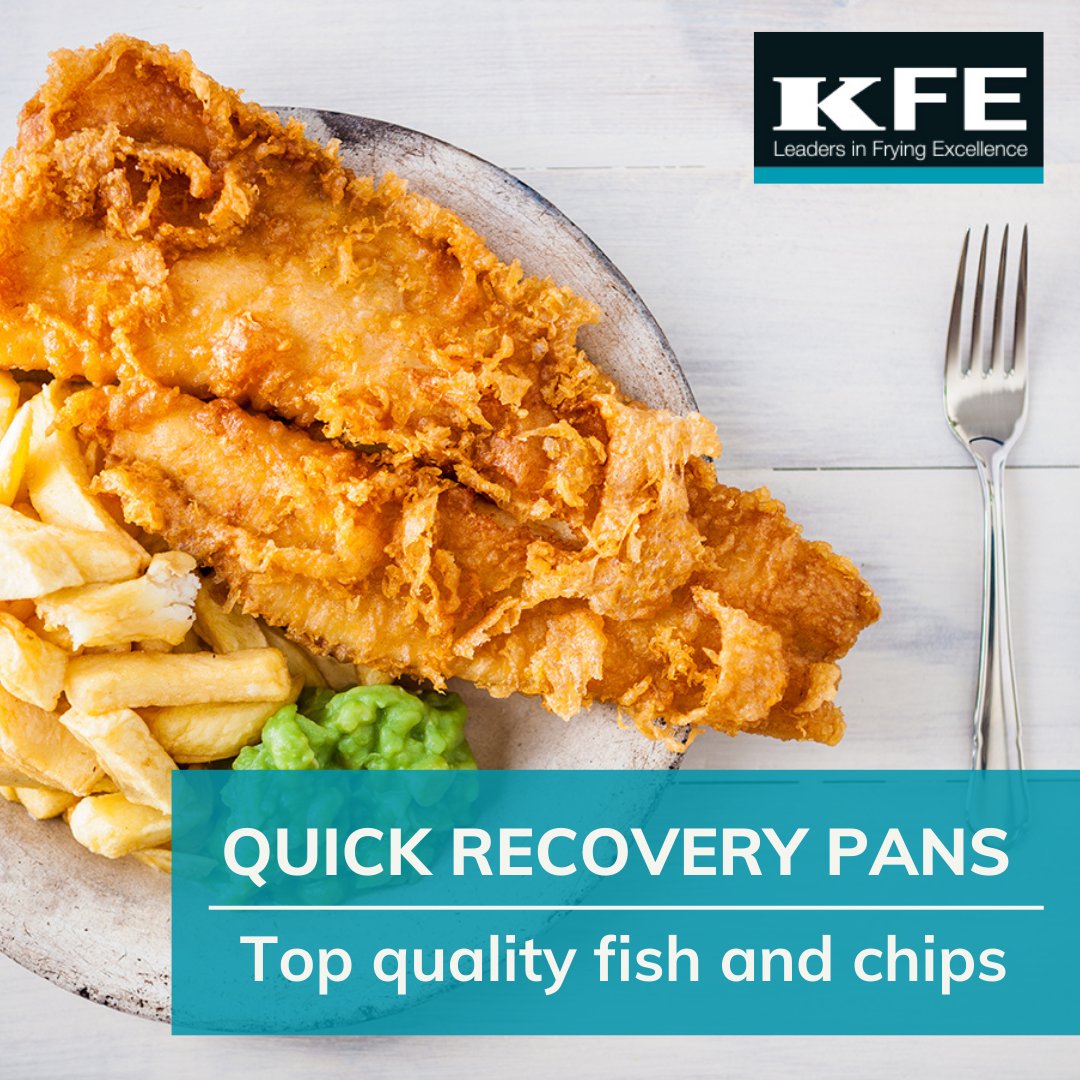 KFELtd's tweet photo. Serve great tasting #fishandchips that are healthier too with a #kiremko #highefficiency #fryingrange π
It's all to do with our high efficiency pansπ₯& their super quick recovery times β± which means less oil is absorbed into the cooked product. Get in touch to find out more π² https://t.co/COI6G9DRlH