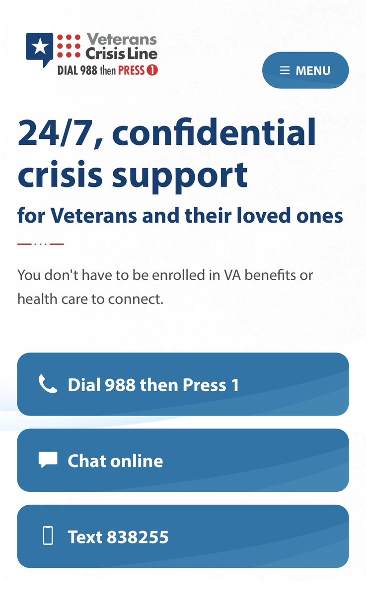 If you know of any veterans, check in on them. They may have many internal battles they keep hidden. 
If you are a veteran who is struggling, please pick up the phone and call someone! ❤️
#VeteranMentalHealth #MentalHealth