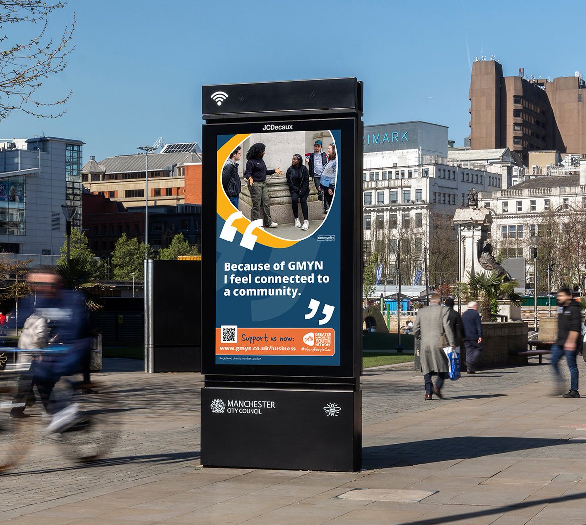 GMYN_CEO's tweet photo. I'm really proud to launch our new youth employment campaign, showcasing @gmyn on billboards across the city. We are asking for help from businesses to help support more young people across the region. Find out more on our new website https://t.co/qigJQYqoWR #YoungPeopleCan https://t.co/7CJToMFUv7