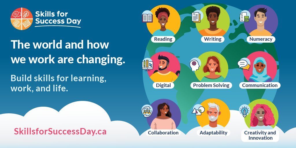 HantsLearning's tweet photo. Today is #SkillsforSuccessDay ! Drop by our learning centre (90 Sanford Dr, Windsor) between 1 and 2 pm to find out about all our free learning options! https://t.co/YrhjhTmkOt