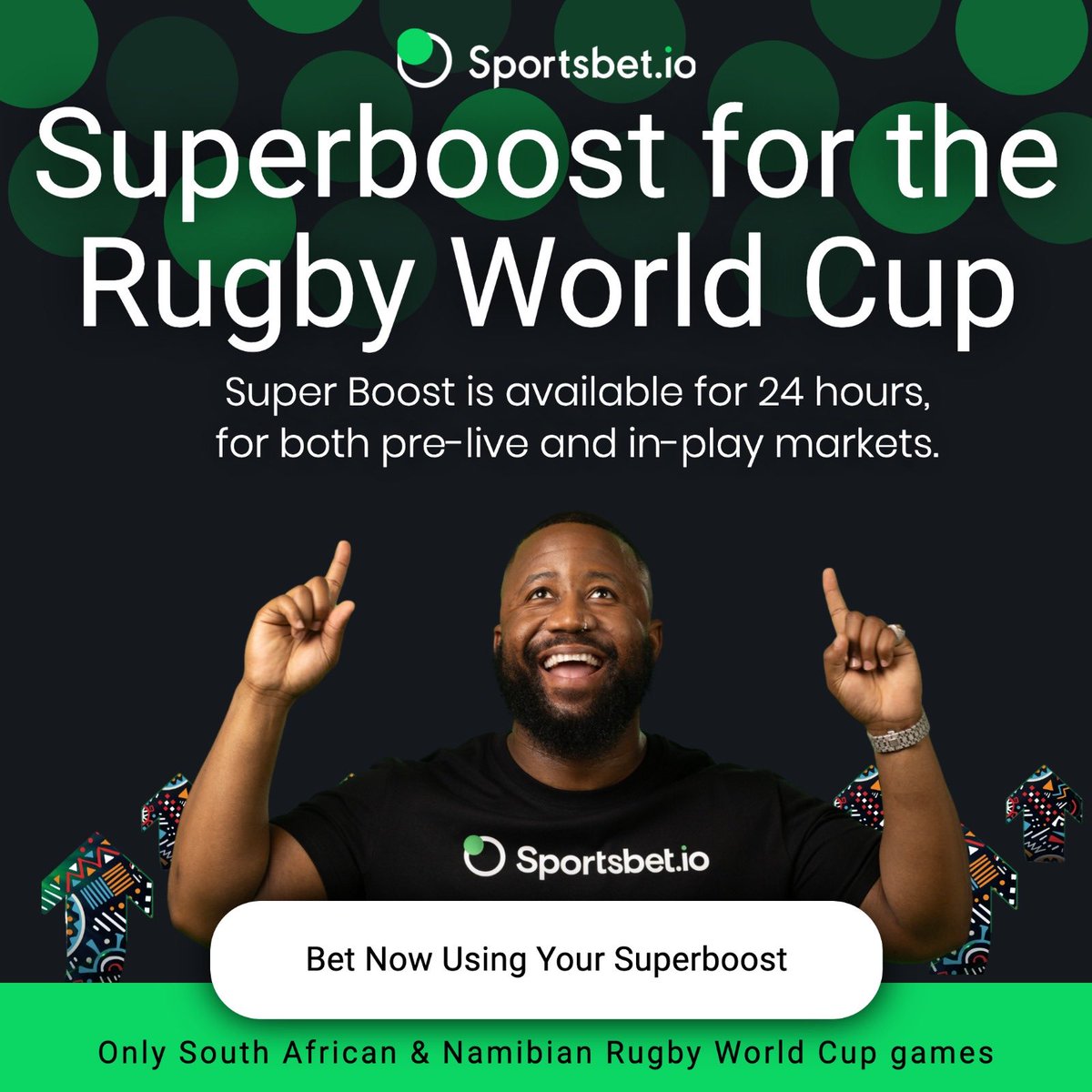 zungumayenziwe's tweet photo. GAME ON! ๐ค๐
BIG Clash Saturday As South Africa Takes On Ireland - BIG Chance For You To Win BIG Using @Sportsbetio , The Only Platform That Allows You To Bet Using Cryptocurrency ๐
Join In:
https://t.co/Al9CwYUmTP
#Sportsbetio
#CryptoBetting #JoinTheCryptoExperience
#Ad https://t.co/YobEQf6OSq