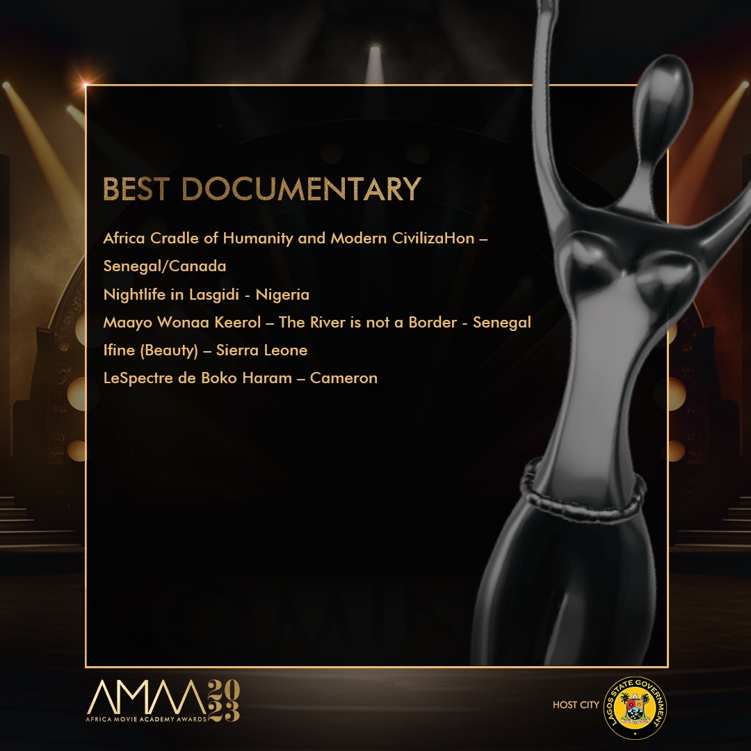 The Nominees for The Best Documentary
#AMAA2023
#AMAA2023Nominations