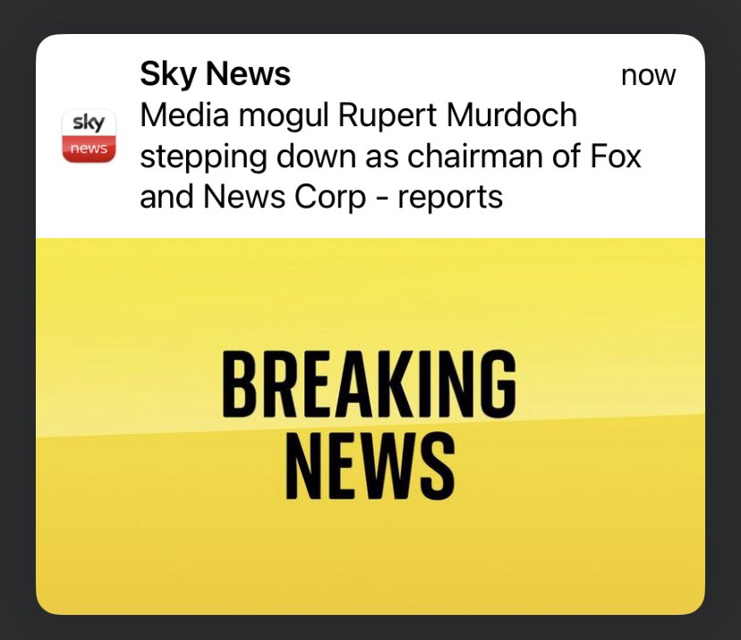 But will this change the media culture? 

The damage inflicted on society, on democracy by this man and his oligarchy status is impossible to measure.  The chaos he has created, caused, stoked.…🤬🤬🤬 #FuckOffMurdoch🖕 

Is it too late to reverse and repair? 🤷‍♀️

#ToriesOut441