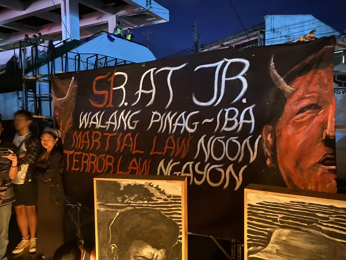 REPORMA_ACS's tweet photo. Martial Law noon, Terror Law ngayon! NEVER AGAIN! NEVER FORGET!
#TumintindigSumusulong
#REPORMAACS https://t.co/33ihdhjk3i
