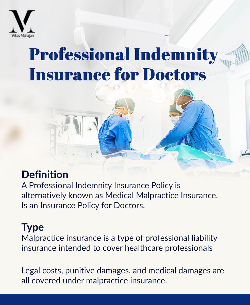 cavikasmahajan's tweet image. Malpractice insurance is a type of professional liability insurance.

#insurance #doctorinsurance #patientsafety #law #healthcare #medical #legal #professional