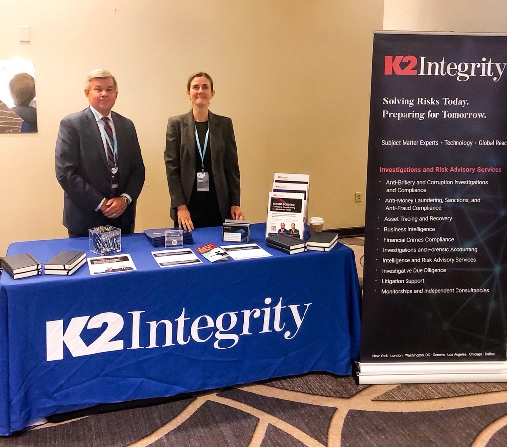 TODAY: Say hello to <a href="/K2Integrity/">K2 Integrity</a>'s Brian Cairl and Hannah Coleman if you're on the ground at <a href="/Rx_360/">.</a>'s Patient Safety Conference! Looking forward to discussing patient safety and supply chain integrity in pharma.