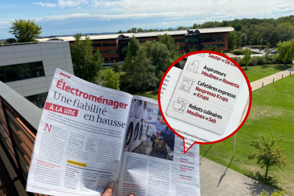 GroupeSEB's tweet image. #News

📰 Les marques du #GroupeSEB en tête du classement sur la fiabilité de l’électroménager réalisé par le journal de référence @60millions de consommateurs 

#GroupeSEB #Moulinex #Rowenta #Krups #Seb #Réparabilité #Fiabilité