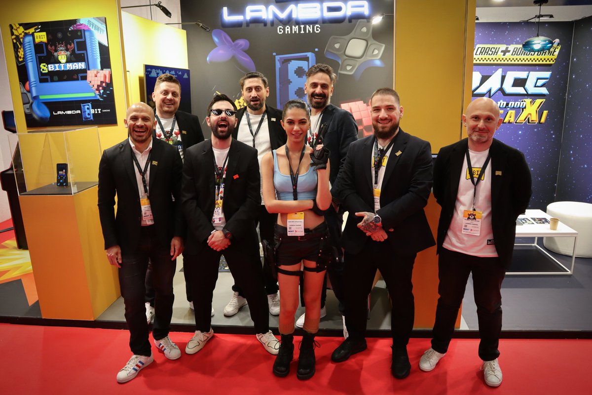 lambdagaming_io's tweet photo. 📸 Live from SBC Summit Barcelona at Stand CG48! Thanks to everyone diving into our 8-bit world🕹️

Missed out? More snapshots and 8-bit moments coming next week. Stay pixelated👾

From Barcelona with pixels and a dash of gaming nostalgia. See you soon

#LambdaGaming #8bitgaming https://t.co/MDJqisxIq6
