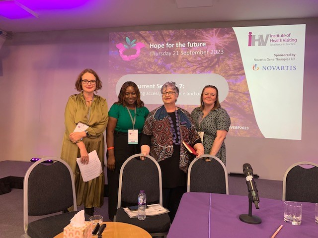 Thanks for the #shoutout @melanie_farman. Helen and Chloe were thrilled to be able to talk about our work here in #Bradford at #iHVEBP2023