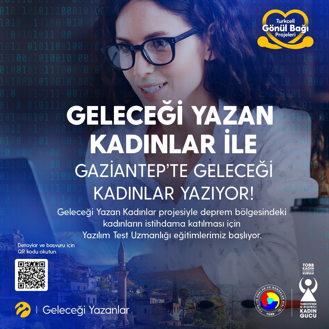 ieeehku's tweet photo. “Ben de geleceği yazmak istiyorum” diyorsan bu program tam sana göre!

Gaziantep’teki “Yazılım Test Uzmanlığı” eğitimine başvur, geleceğin dünyasındaki yerini al.

Eğitim programı fiziksel ve ücretsizdir.

Başvuru linki : https://t.co/s245BdXdJu https://t.co/xD0VR2wLP6