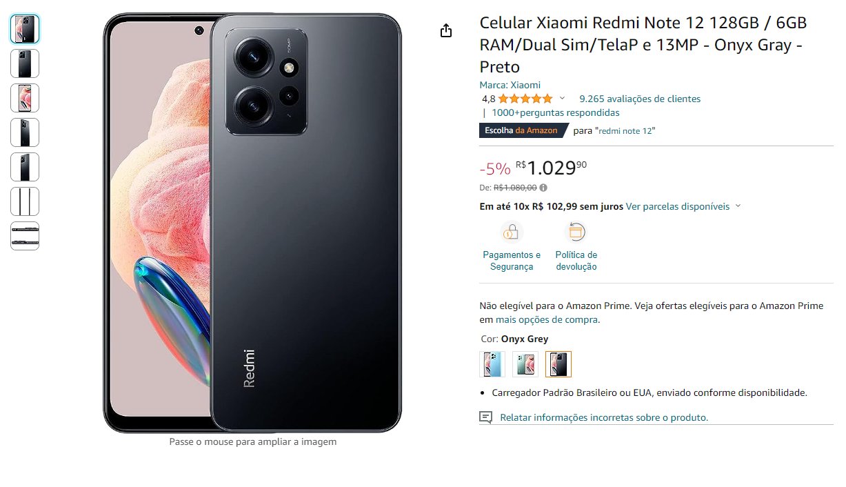 Comprar Celular Xiaomi Note 11S 6Gb 128Gb