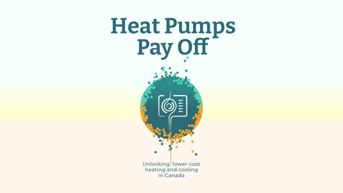 🚨NEW RESEARCH🚨 We crunched the numbers to find out what #HeatPumps actually cost people across 🇨🇦. The result? #HeatPumps are the lowest-cost option for most households, beating out gas heating and air conditioning #cdnpoli climateinstitute.ca/reports/heat-p…