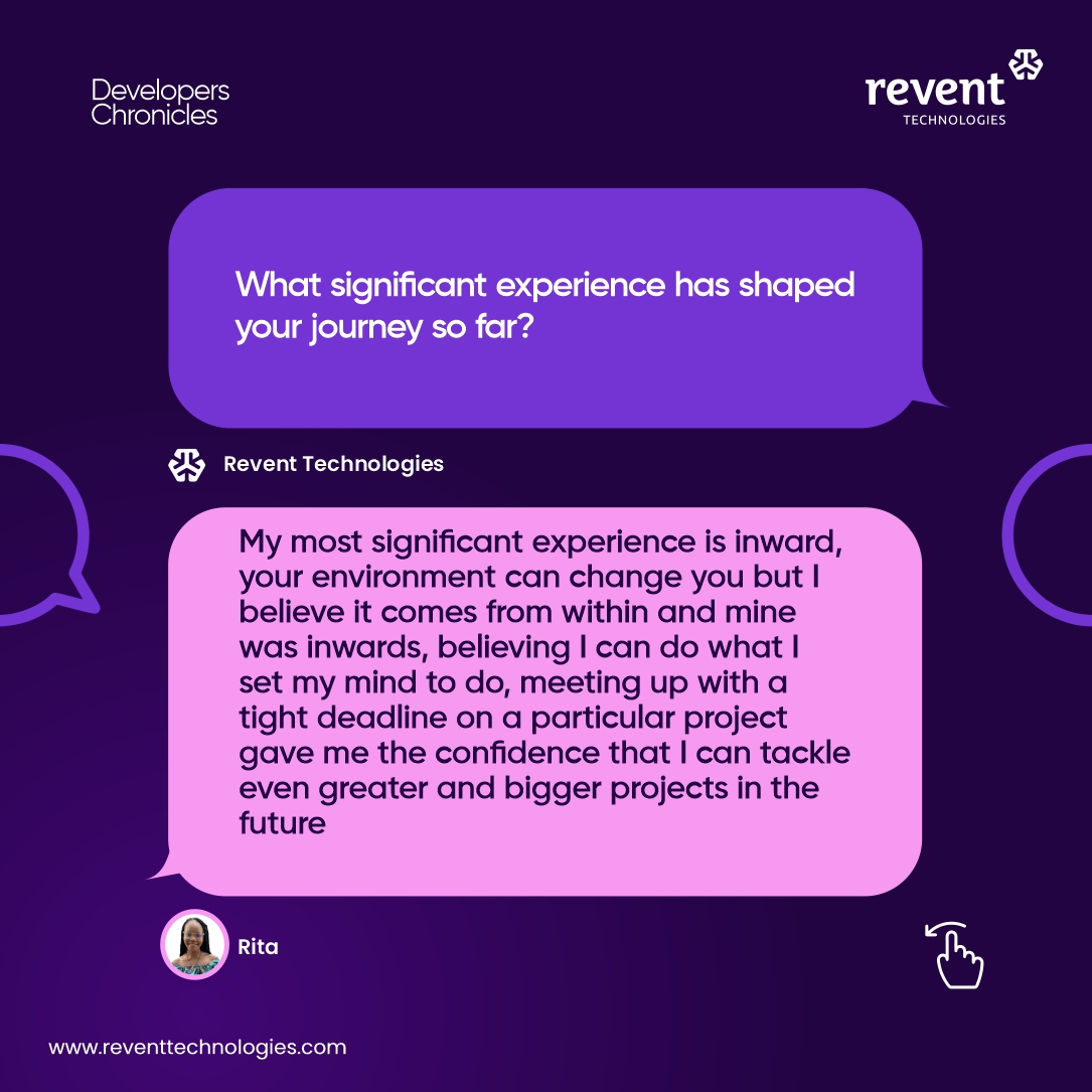 ReventTech's tweet photo. This week on Revent Chronicles, we feature Rita, our full-stack developer who talks about anime, software development and gives aspiring developers some tips about the job. 

Read and enjoy!

#reventtechnologies #fullstack #technology #softwaredeveloper #developerchronicles https://t.co/TidCNwjVJb