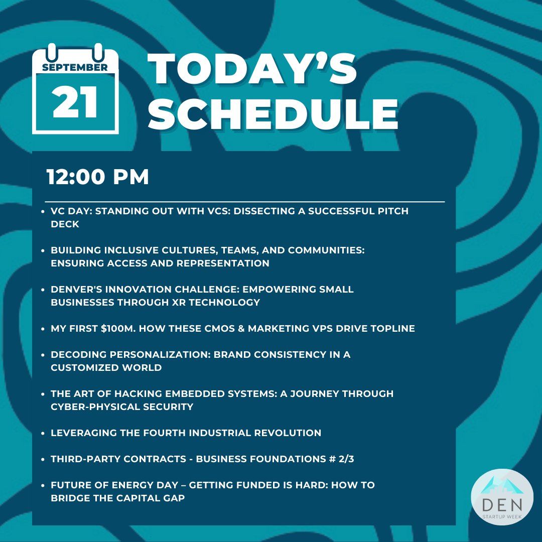 Colorado Startup Week tweet media