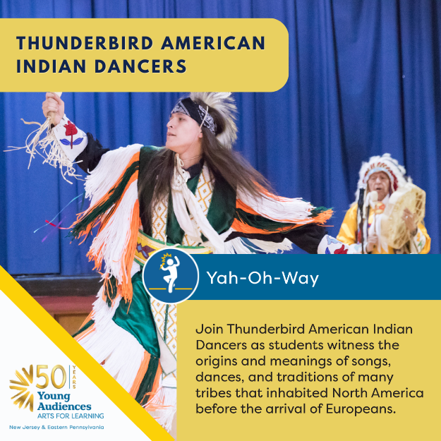yaaflorg's tweet photo. Thunderbird American Indian Dancers hosts an exciting and athletic performance that highlights the depth and complexity of several Native American societies. 

Learn more about this program: https://t.co/3EsFxeCwQ8 

#Arts4Learning #ProgramSpotlight #Dance https://t.co/oIbltw7OcP