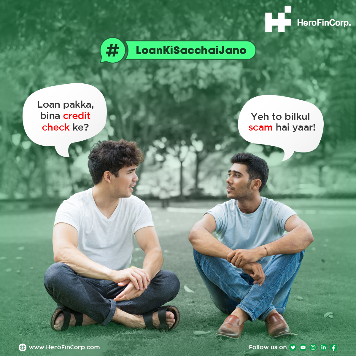 HeroFinCorpLtd's tweet photo. Getting a loan without a credit check? Beware! This sounds like a scam. Your credit history matters, and legitimate lenders usually assess it. Don't fall for offers that seem too good to be true.
#HeroFinCorp #LoanKiSacchaiJano #CreditScore #LoanTips #QuickLoan #LoanScamAlert https://t.co/y50GlXVBf2