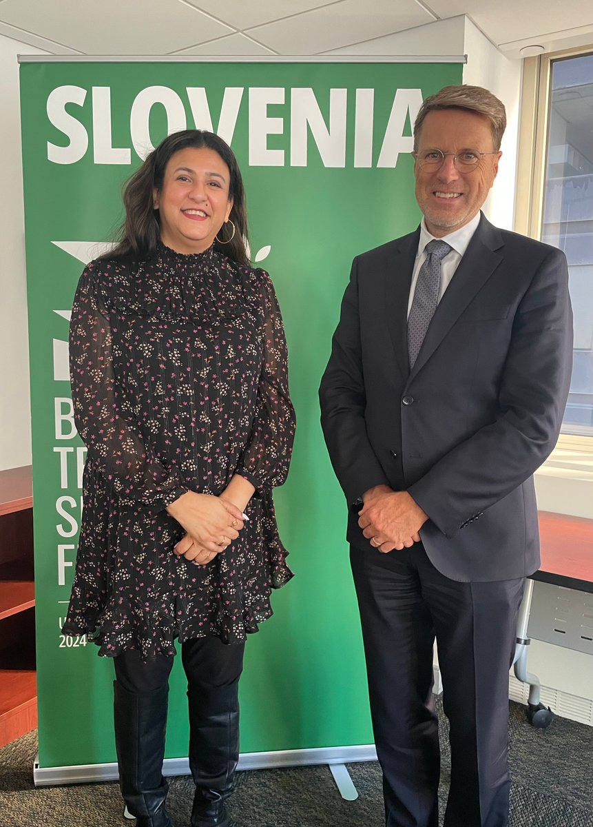 Yesterday our ED @savita_pawnday met with State Secretary @Samuel_Zbogar @MZEZ_RS to discuss opportunities to prioritize #AtrocityPrevention during #Slovenia's upcoming #UNSC term. We are very grateful for 🇸🇮's continued support & engagement on #R2P.