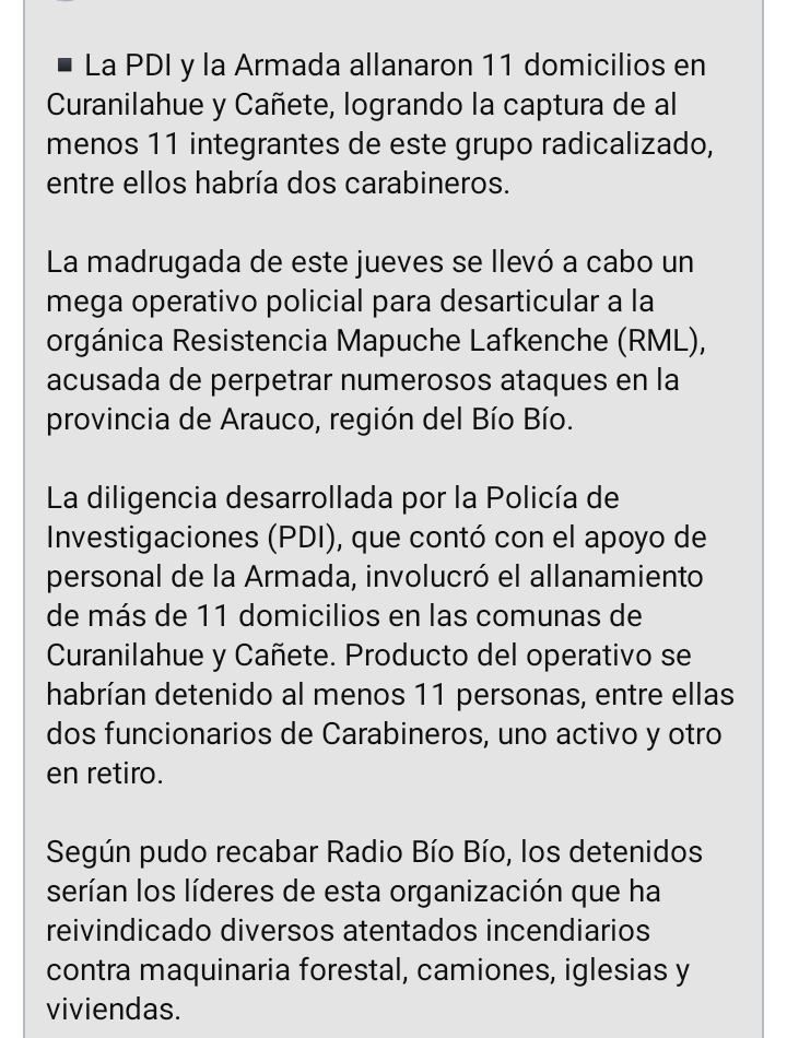 taimante's tweet photo. FEWLA WALMAPU

En masivos allanamientos  pinochetito boric a soltado sus bestias a perseguir a Lof mapuche d arauko y Malleko donde fue allanado el Lof Rankilko.
@HijxdelSalitre @PeriodistaFigue @trolky @RadioKurruf @rvfradiopopular @LafkenMawida @Anak_Adar @ArcisenToma @inddhh https://t.co/A20MoioTEV