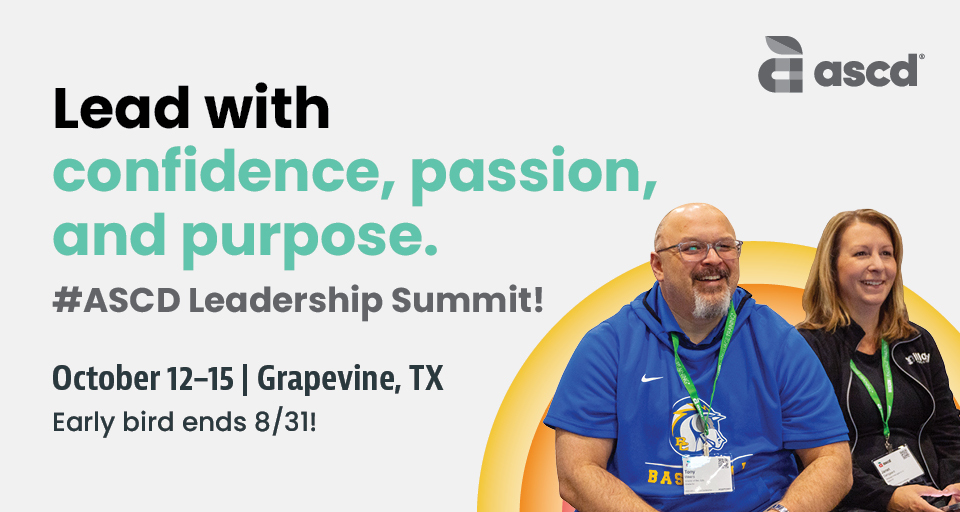 I’m excited for the 2023 #ASCDLeadershipSummit from Oct. 12-15 in Dallas, TX. Join me for Teacher Team Essential Actions: Leading the Collective to Maximize Impact on 10/14/23 and gain insights into the essential actions needed to effectively lead and motivate teacher teams!