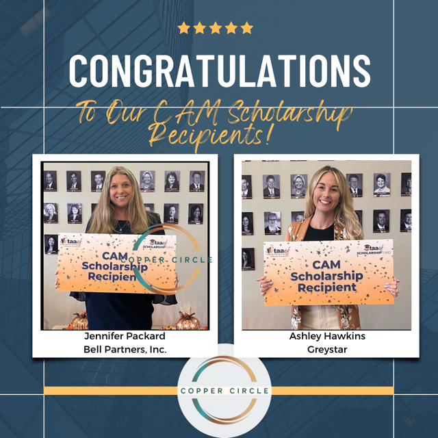 CopperCircleNC's tweet photo. BIG CONGRATULATIONS 🎉 to all the brilliant minds who've just been awarded the CAM scholarship from Copper Circle! Your dedication and hard work have led you to this moment. Let this scholarship be a testament to your commitment towards excellence in the rental housing industry. https://t.co/rgf6z3EmC1