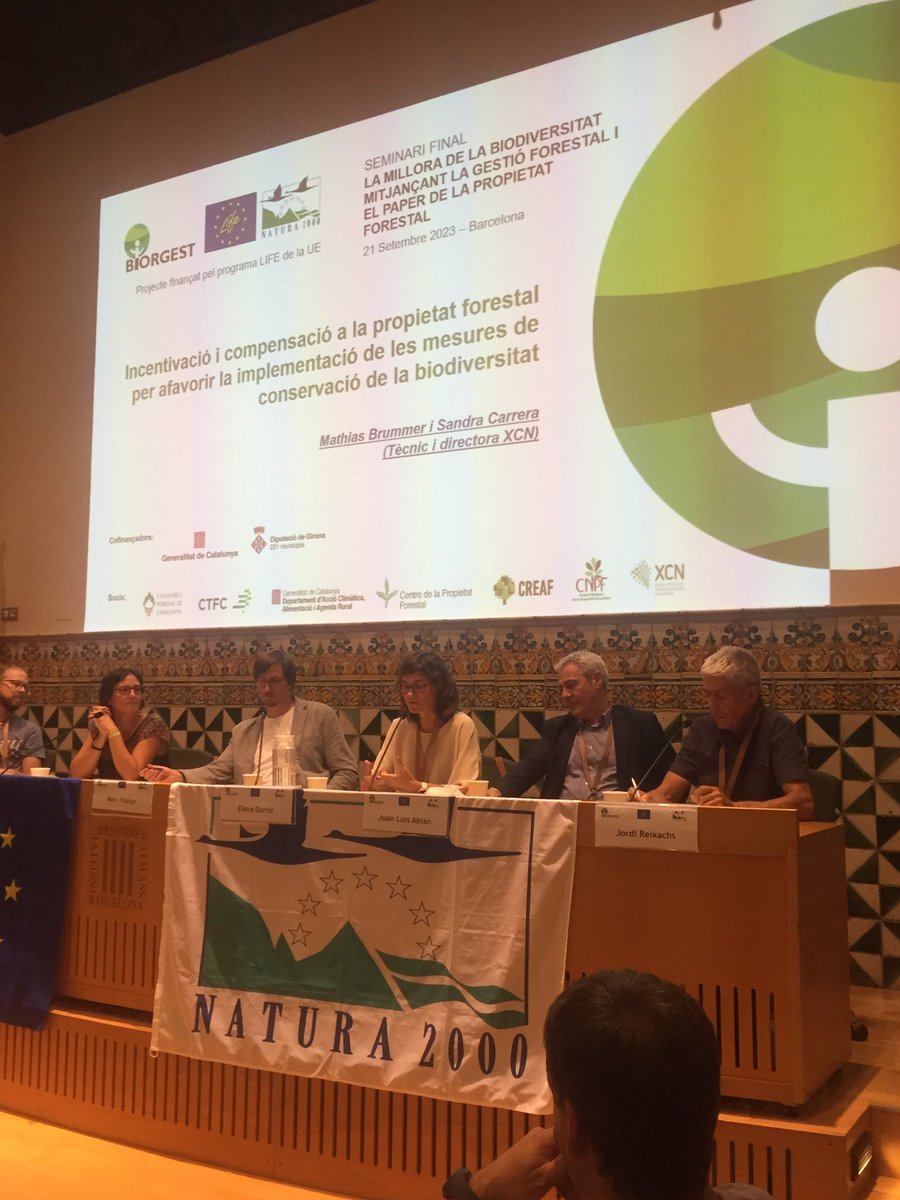 <a href="/jordi_camprodon/">jordi camprodon</a> <a href="/LifeBiorgest/">LifeBiorgest</a> “El valor econòmic que la societat atorga a la biodiversitat supera el cost de les millores en aquest sentit per part propietaris forestals” diu <a href="/egorrizm/">Elena Górriz Mifsud</a> a la taula rodona “Reptes en un context de canvi climàtic i oportunitats x posar en valor els serveis ecosistemics del bosc”
