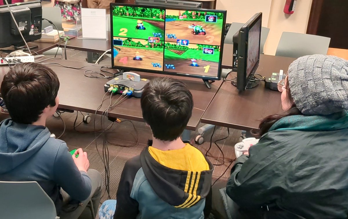 See you all today at our next Retro Video gaming night! Woodstock Public Library 3-5pm! All ages We have games from Nintendo (N64, SNES, NES), Sega Genesis, Atari. Come and have some fun.  #woodstockON #OxfordCounty