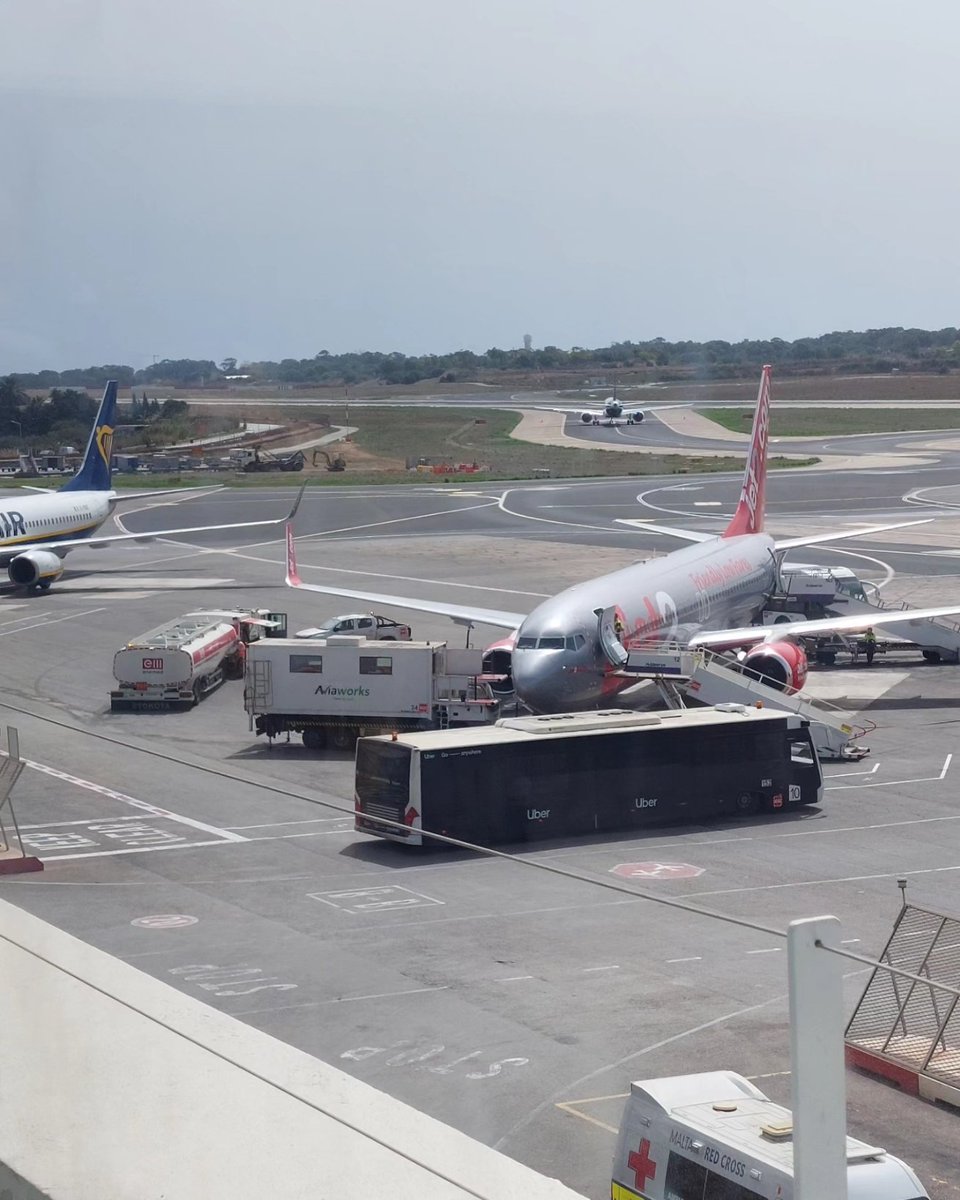 AircraftBy's tweet photo. Some beautiful photos at @Maltairport ! I am very happy to meet @zellermisch !
#MaltaAirport #Airbus #Boeing #Lufthansa #Jet2Holidays #TUIAirways #flyTUI #planespotting #planes #aviation #avgeek #ObservationDeck #view #runway https://t.co/xXsFqzGrxl