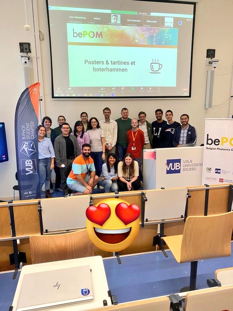 It was a pleasure to host Prof. Tom Vettenburg during our #BPHOTStudentChapter <a href="/bePhotonMeetup/">bePOM</a> #bePOM23 hub in <a href="/BPhotVub/">B-PHOT Brussels Photonics</a> at <a href="/VUBrussel/">VUB</a>. Around 20 master &amp; PhD students joined us to attend together the session Belgian from abroad. #photonics #carla 
<a href="/OpticaWorldwide/">Optica</a> <a href="/SPIEtweets/">SPIE</a>