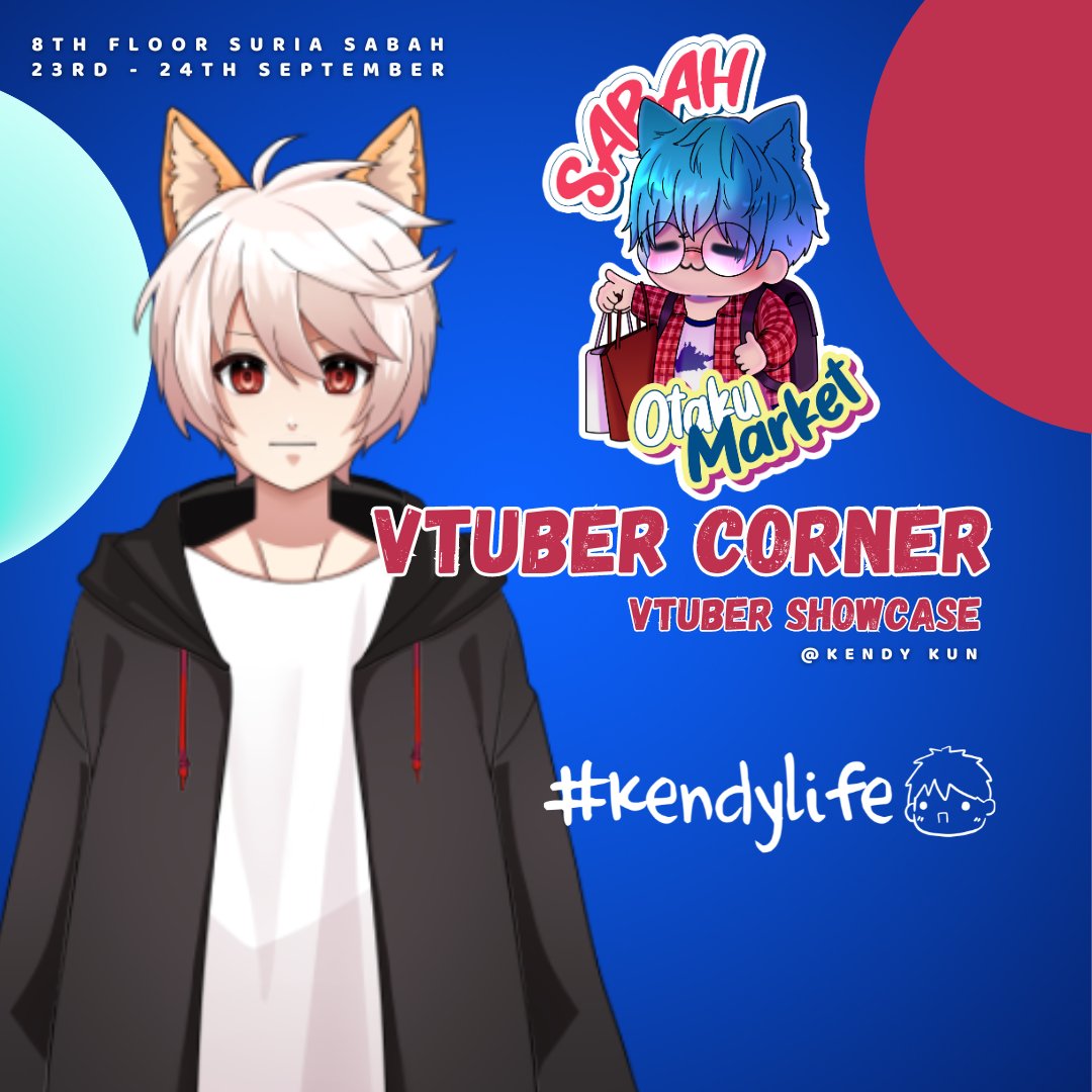 hobbycon's tweet photo. Catch them this weekend at Sabah Otaku Market. Drop by and show support to your favourite VTubers! Take pics as some come with standees/buntings! ON SCREEN! Some have their merch too!

4/5 https://t.co/NXRs4jebYh