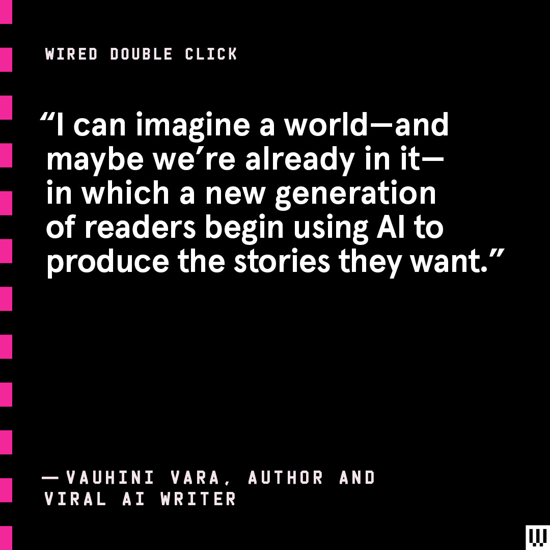 WIRED's tweet image. On top of our annual Amazon and Netflix subscriptions, maybe we’ll soon be adding a literature-on-demand subscription. 2/7