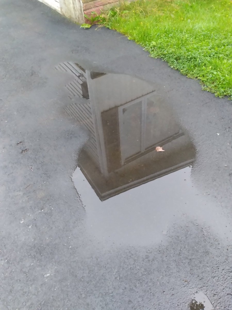 What shape does anyone see from this puddle? what I saw was a human with a horn screaming. And I want to know what anyone else.