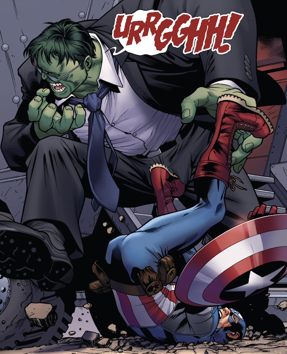 One way the MCU could get me back in the theater would be to have Cap give Nerd Hulk what he truly deserves by reenacting this scene from <a href="/mrmarkmillar/">Millarworld</a>'s glorious run on The Ultimates.