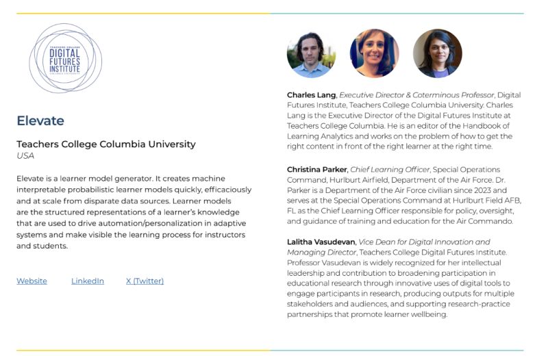 Teachers College Digital Futures Institute (@tcdigitalfuture) on Twitter photo We are proud to announce that our team is one of the 32 winners selected from this year’s #ToolsCompetition! 🎉 Winners received $4M+ to solve some of education’s most pressing challenges for learners: tools-competition.org/winners <a href="/ToolsCompete/">Tools Competition</a> We are proud to announce that our team is one of the 32 winners selected from this year’s #ToolsCompetition! 🎉 Winners received $4M+ to solve some of education’s most pressing challenges for learners: tools-competition.org/winners <a href="/ToolsCompete/">Tools Competition</a>