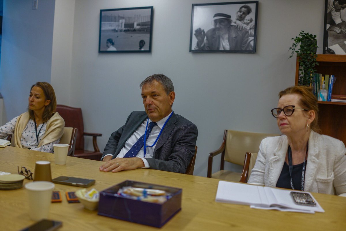 DubaiCares's tweet photo. It was an inspiring conversation between our CEO and Vice-Chairman, Dr. Tariq Al Gurg and Philippe Lazzarini, Commissioner-General of the @UNRWA at #UNGA78 week on how #education can empower #refugees and help them rebuild their lives.
#RewirEdSummit23 #RewirEdSummit
#UNGA78 https://t.co/qd4eo0Mn1g
