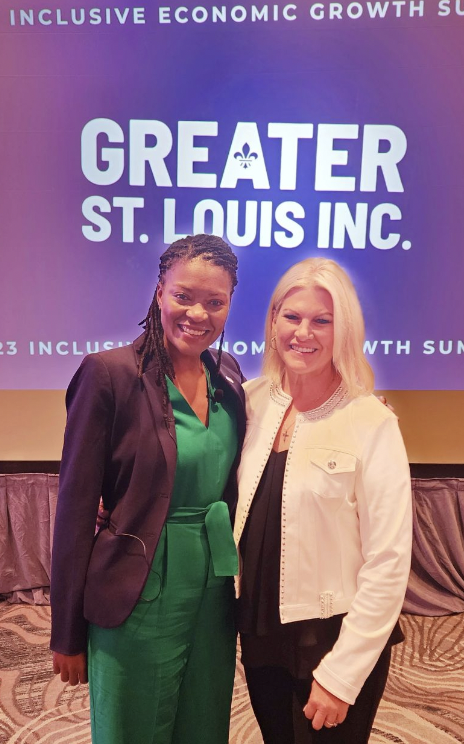 tpi_co's tweet image. Happening Now! ⭐ Our #CEO Lisa Nichols moderates a critical talk this morning at the Inclusive Growth Summit put on by Greater St. Louis, Inc. Big news coming out of the summit all day, so stay tuned! 😎

#STLproud #business #leadership #management #DEI