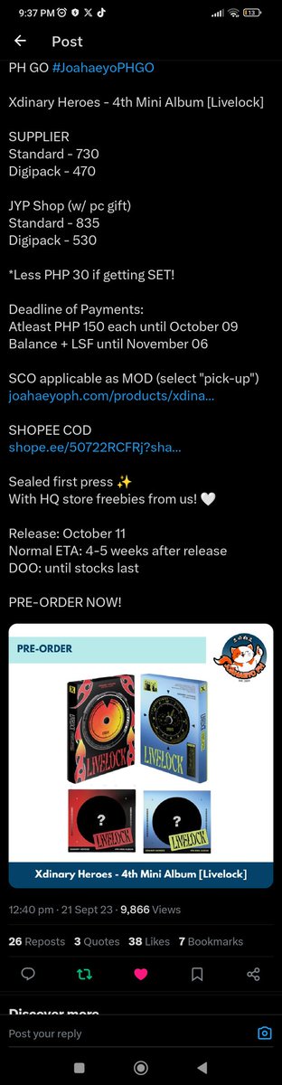 onepilled's tweet photo. @Joahaeyo_Ph @XH_official Thank you for this giveaway!! 

[rndm] @pussytin @isaiahureille @child0fjenlisa @day6logannard @c_odeblue @XH_official https://t.co/doSAE7bL1m