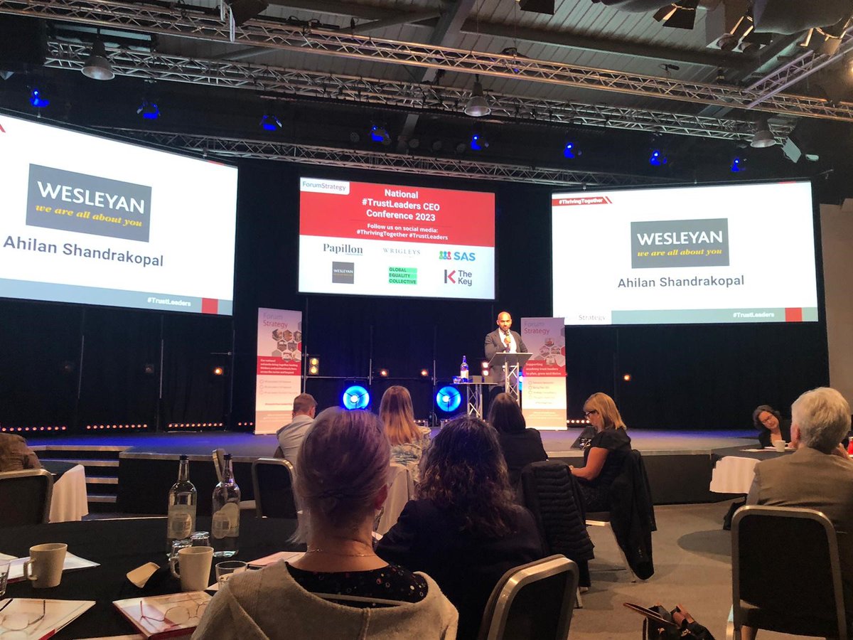 We're delighted to be attending the Forum Strategy, 'National #TrustLeaders Conference' in Nottingham today! We will be sharing updates on how we can support CEO's, trusts and communities within the education segment. 

#thrivingtogether
