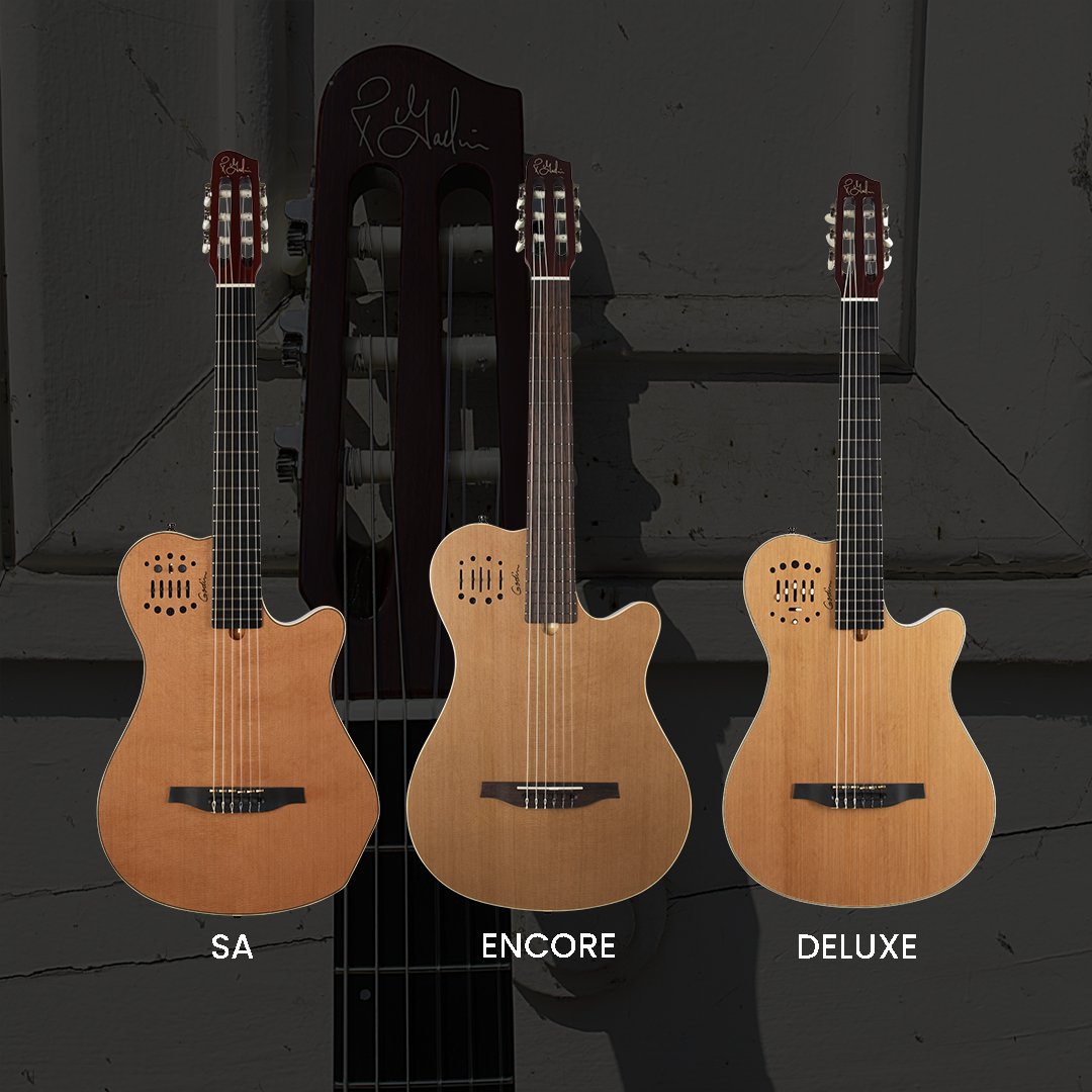 Grand Concert Multiacs offer the same features as regular models but with a wider body format, for playing comfort closer to a traditional classical guitar. The width at the nut of Grand Concert models is 2″ (50.8 mm). godinguitars.com/product-catego…